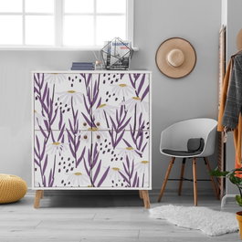 Hanah Home Armario Multiusos Multilüx Daisy Blanco y Azul Oscuro